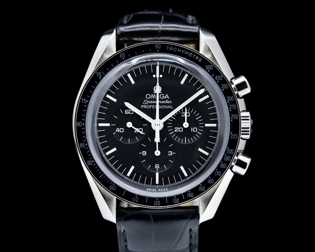 Omega Speedmaster Professional Black Dial SS 