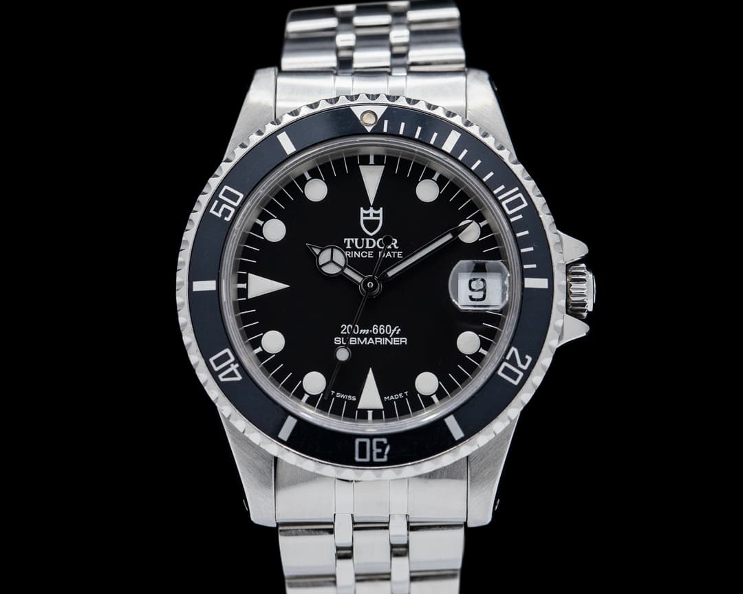 Tudor Submariner MIDSIZE Black Dial FULL SET 36mm
