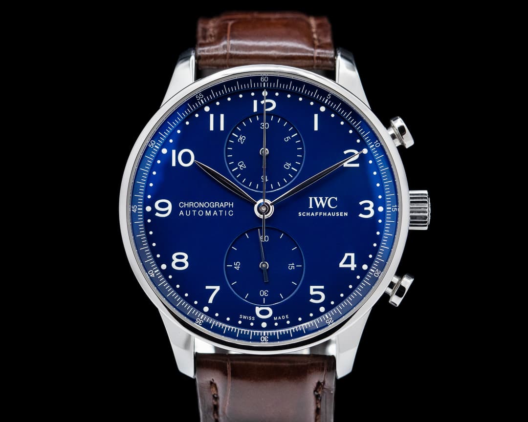 IWC Portugieser Chronograph Blue Dial Edition "150 Years" LIMITED