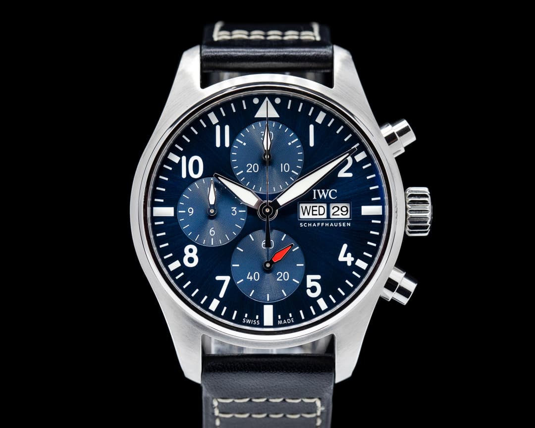 IWC Pilot's Watch Chronograph 41mm SS Blue dial
