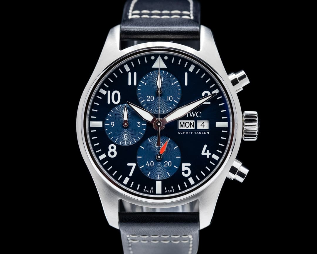 IWC Pilot's Watch Chronograph 41mm SS Blue dial