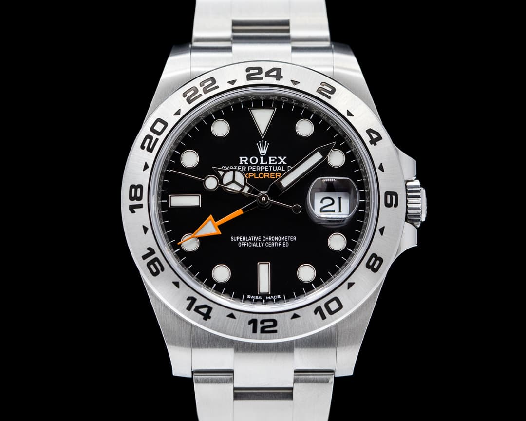 Rolex Explorer II Black Dial SS
