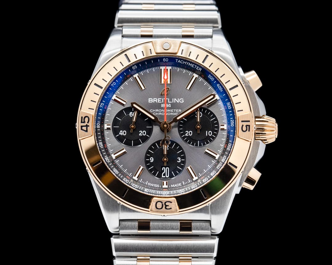 Breitling Chronomat B01 42mm SS/RG Gray Dial