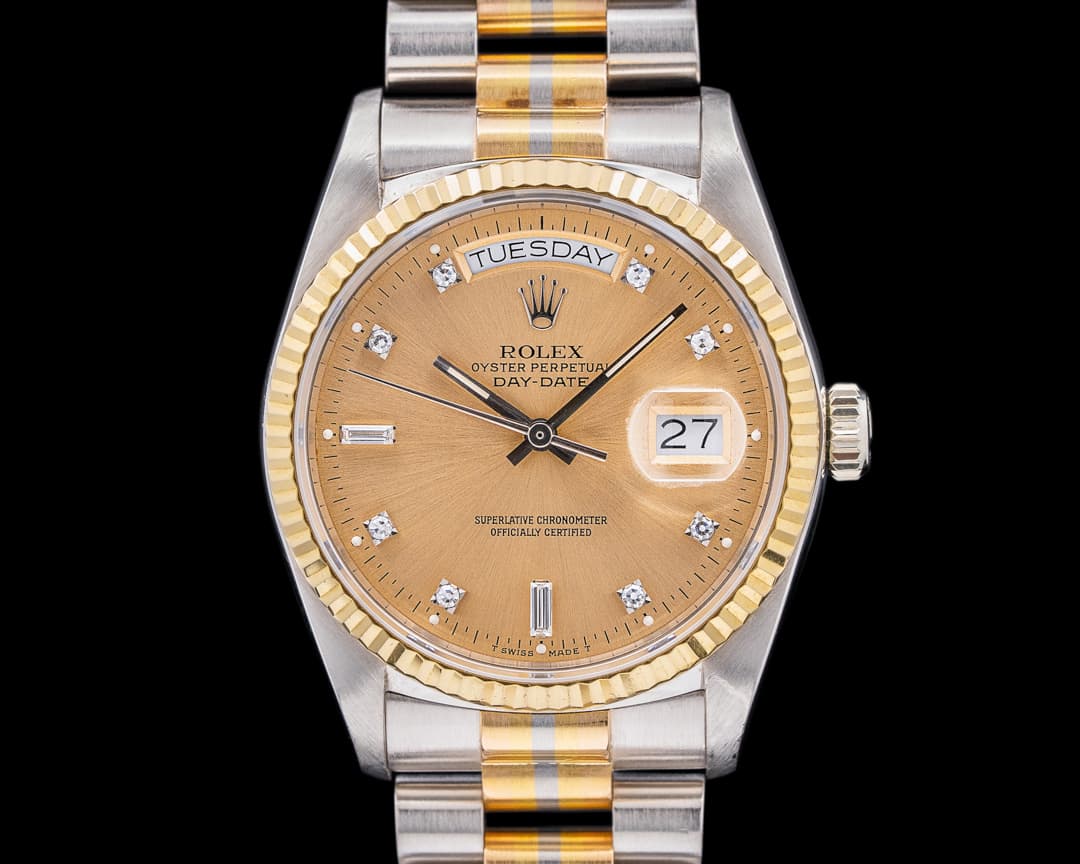 Rolex Day Date 18039b TRIDOR Circa 1986 RARE SHARP