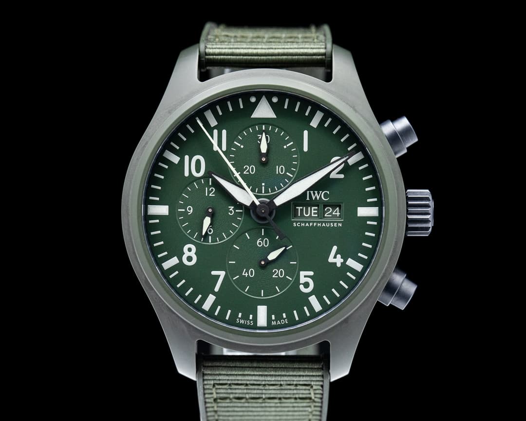 IWC Pilots Chronograph IW389106 Top Gun Woodland Edition