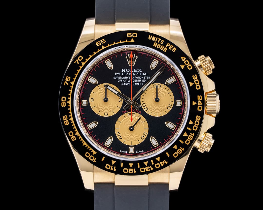 Rolex Daytona 116518LN Black Dial 18K Yellow Gold 
