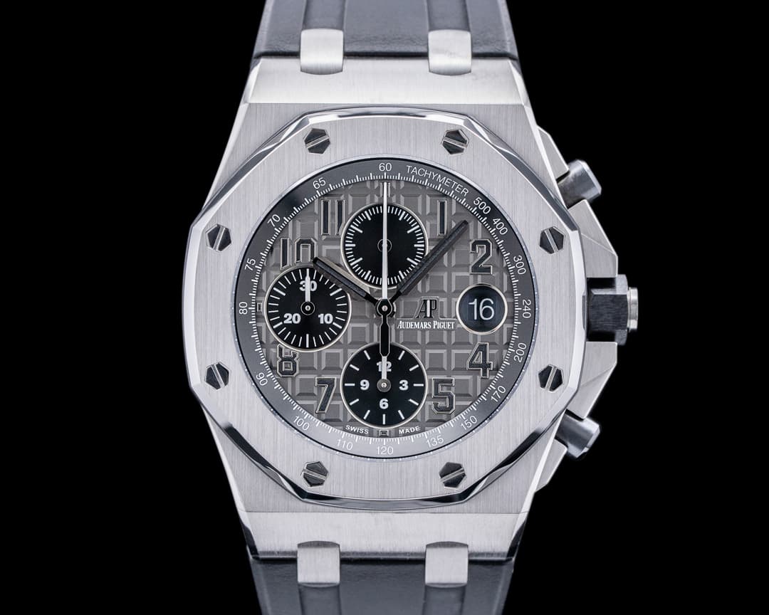 Audemars Piguet Royal Oak Offshore Slate-Grey Dial SS / Grey rubber Strap
