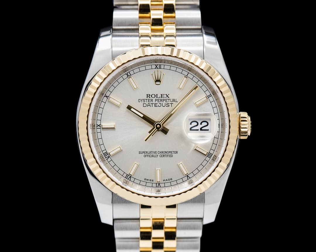 Rolex Datejust Silver Dial 18K / SS