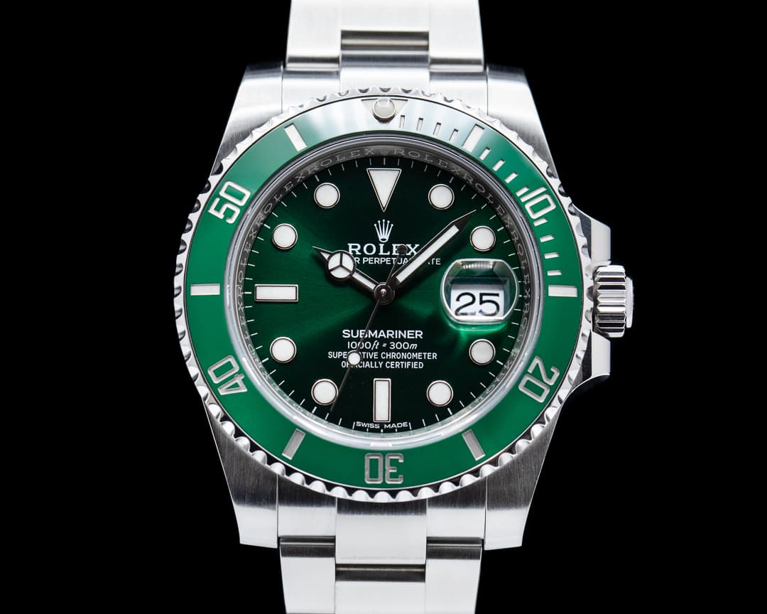 Rolex Submariner "Hulk" Green Ceramic Bezel Green Dial SS