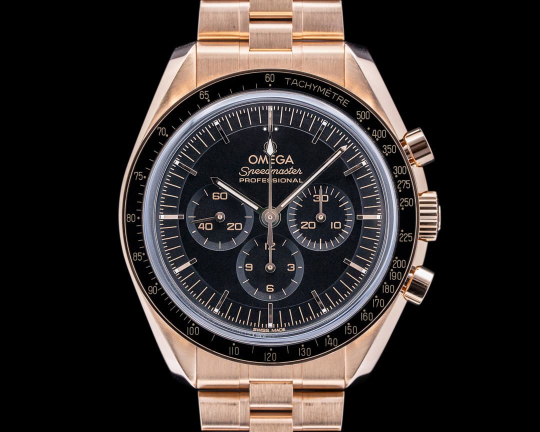 Omega Speedmaster Moonwatch Professional Sedna Gold 