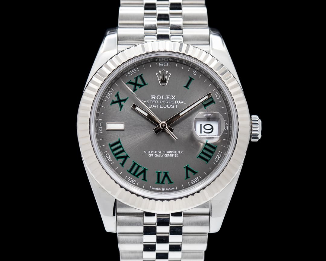 Rolex Datejust 41 Rhodium Wimbledon Dial Jubliee 2020