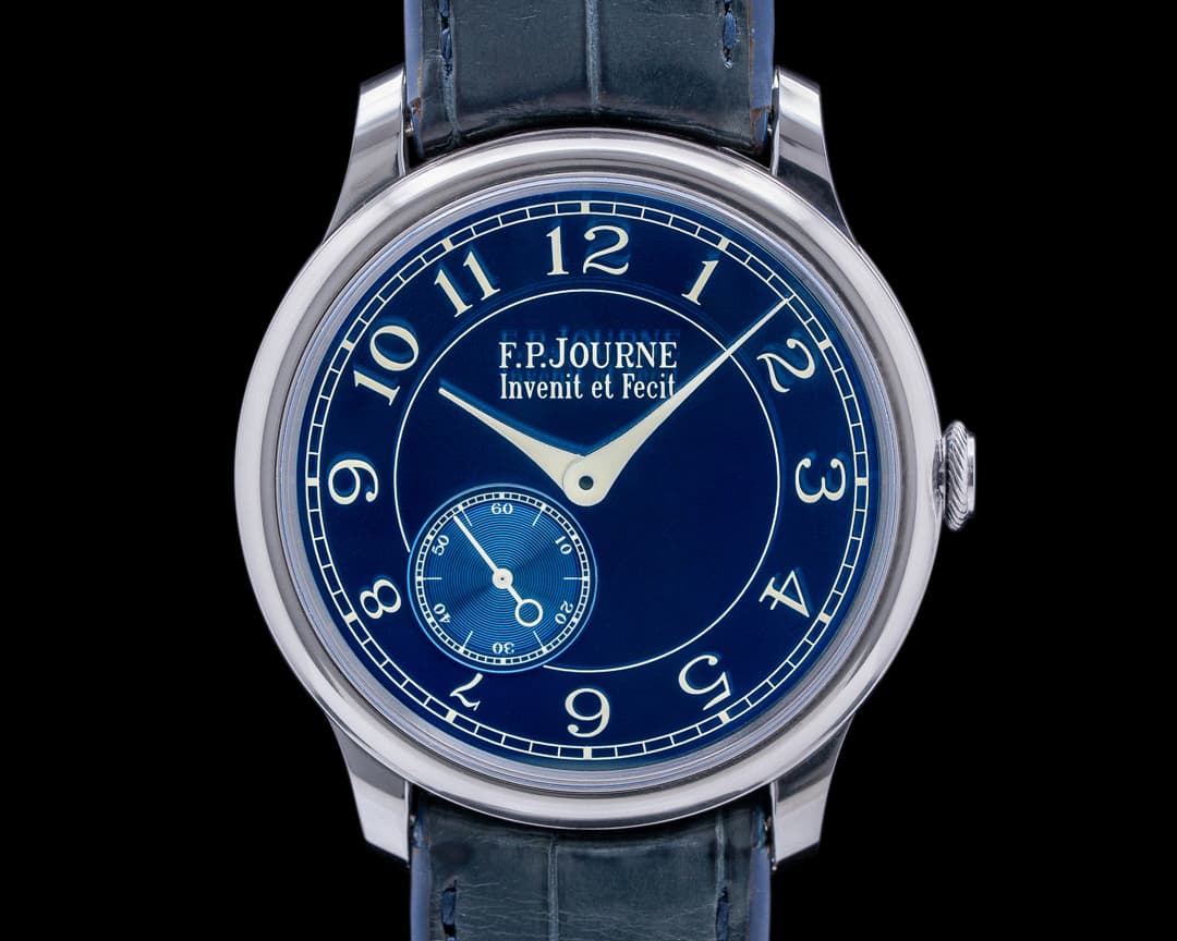 F. P. Journe Chronometre Bleu Tantalum Blue Dial 