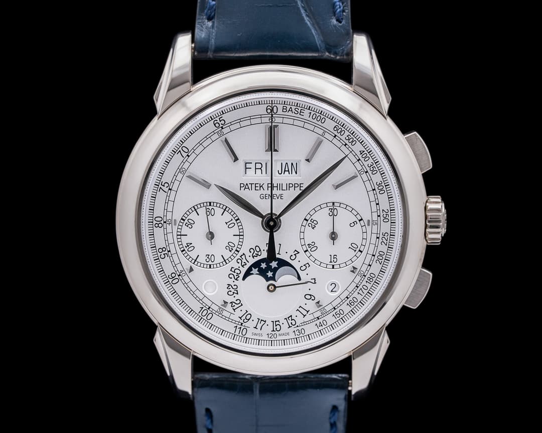 Patek Philippe Perpetual Calendar Chronograph 5270G "No Chin" White Dial FULL SET 