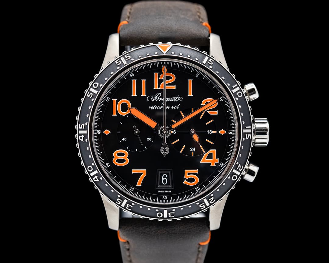 Breguet Type XXI Flyback Titanium Black Dial 