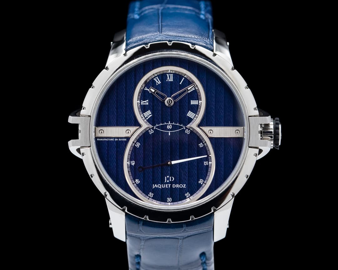 Jaquet Droz Grande Seconde SW Steel Blue Dial 
