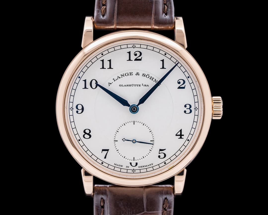 A. Lange and Sohne 1815 235.032 18K Rose Gold Silver Dial 38.5mm