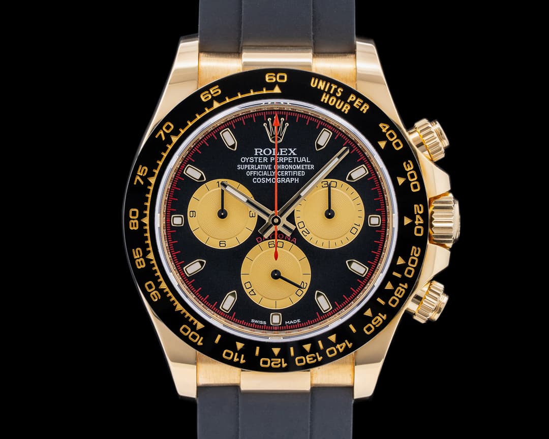 Rolex Daytona 116518LN Black Dial 18K Yellow Gold 