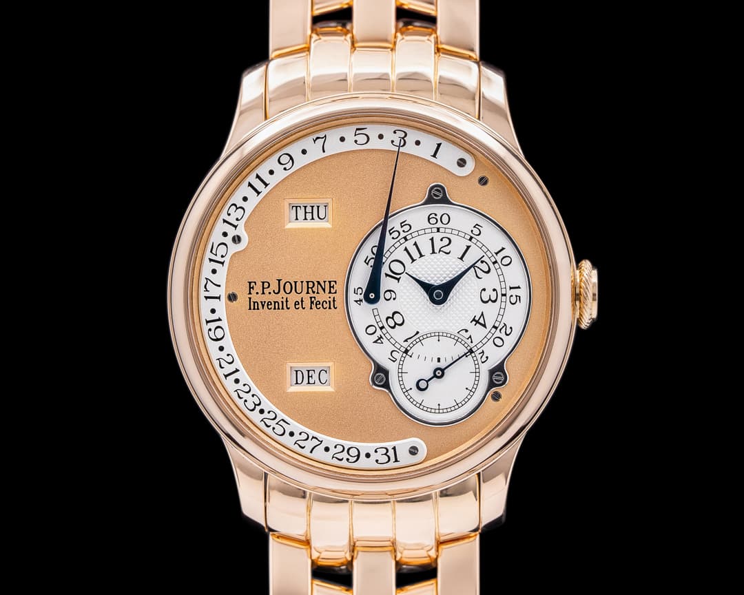 F. P. Journe Octa Calendrier 18K Rose Gold Brass Movement 38MM + BRACELET