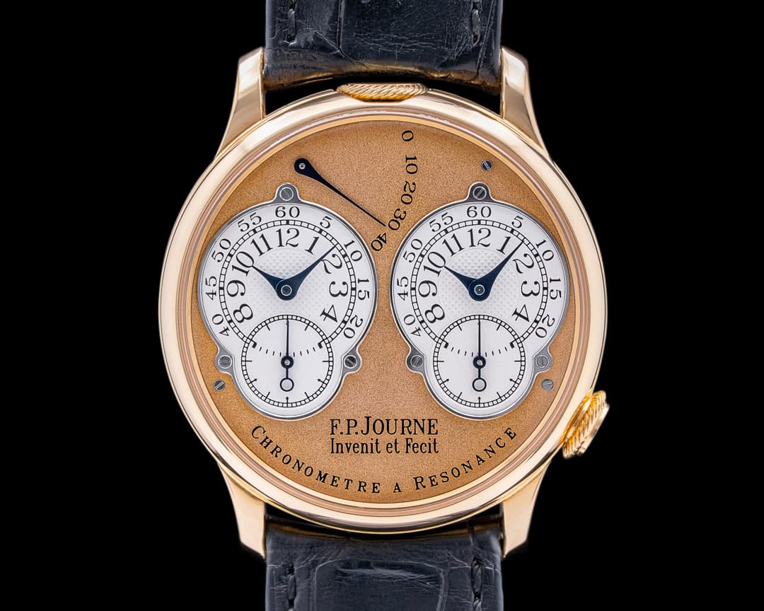 F. P. Journe Chronometre Resonance 18k Rose 38MM BRASS MOVEMENT 