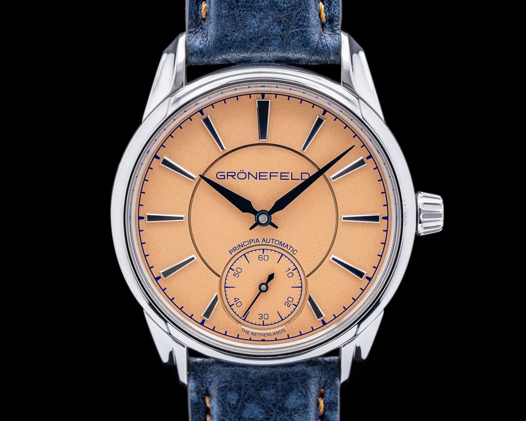 Gronefeld 1941 Principia Automatic Steel Salmon Dial 2022