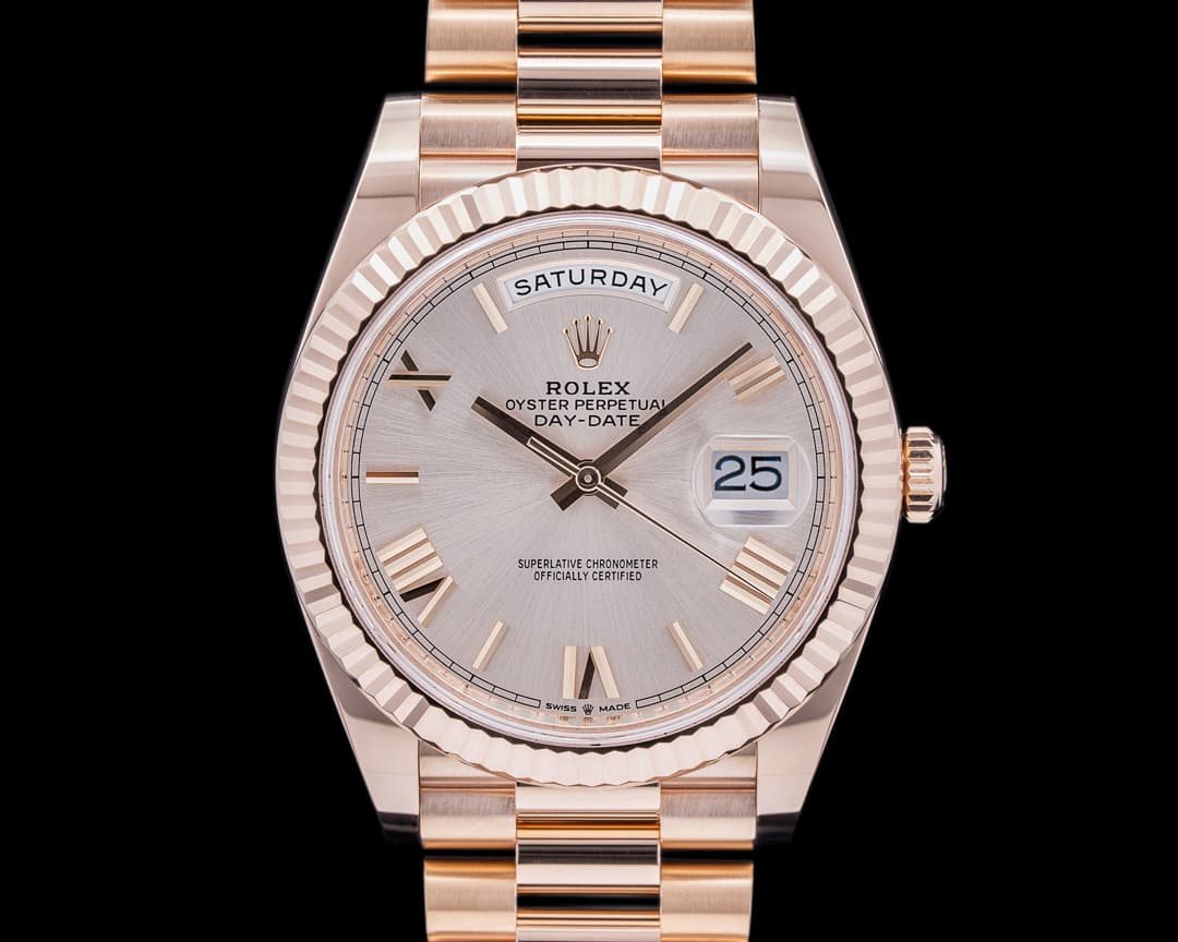 Rolex Day Date Presidential Everose Gold Rose Dial 40MM 2023