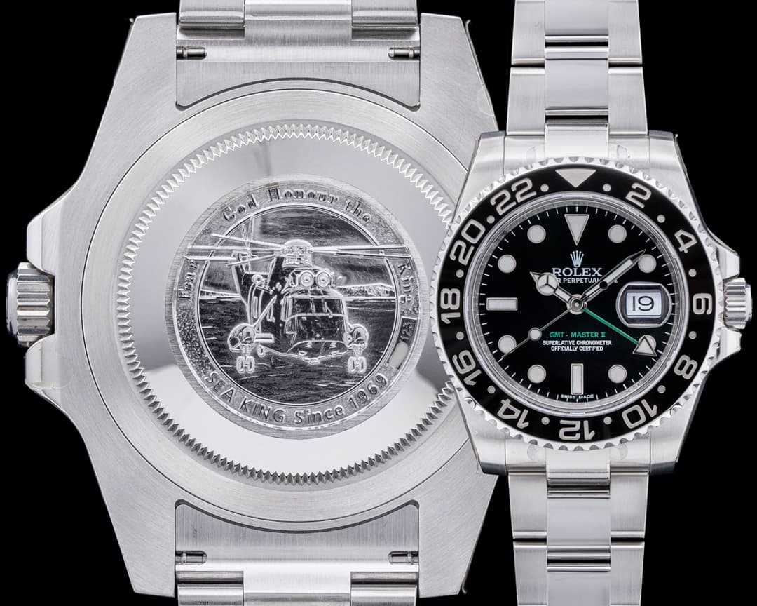 Rolex GMT Master II 116710LN Ceramic SEA KING RARE STICKERED