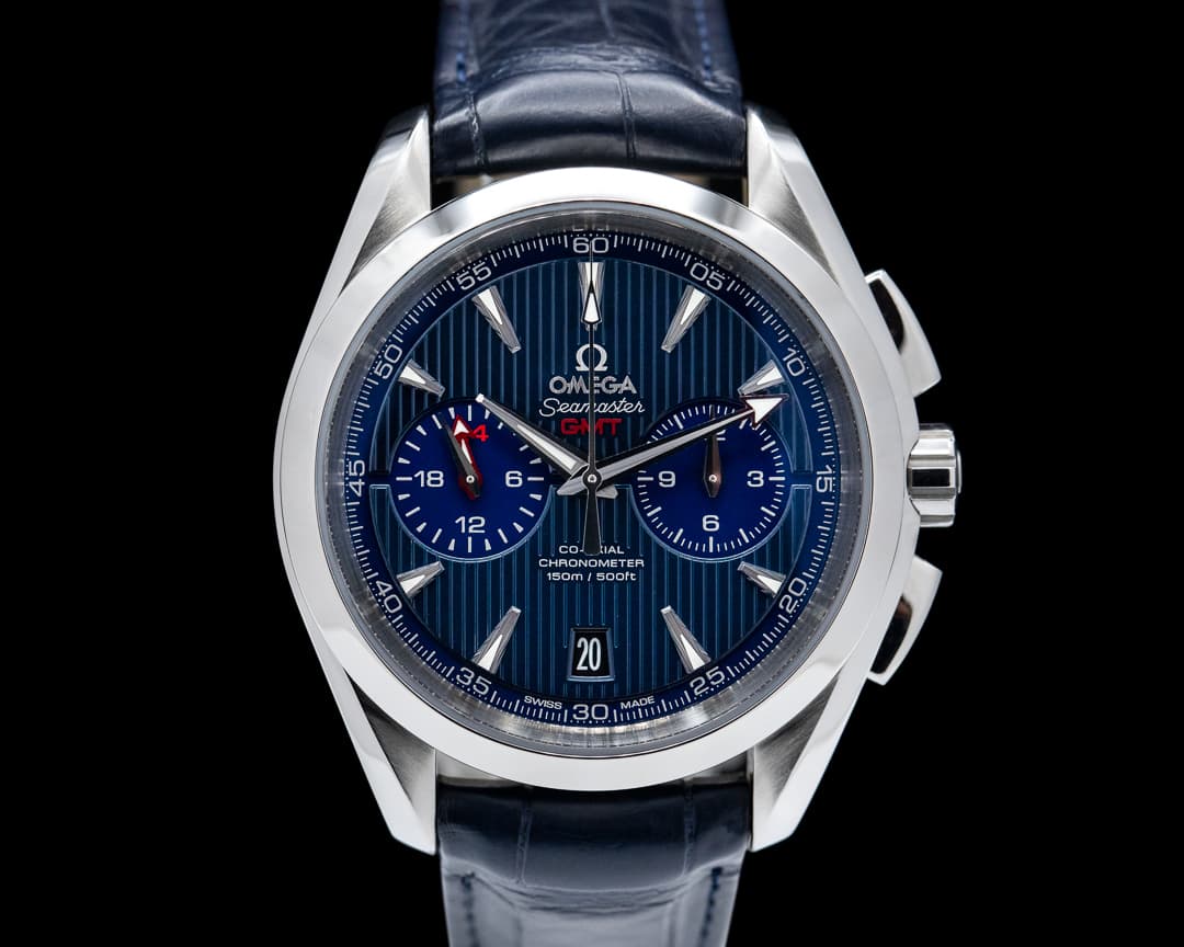 Omega Seamaster Aqua Terra 150M Master Co-Axial Chronometer Chronograph GMT 43
