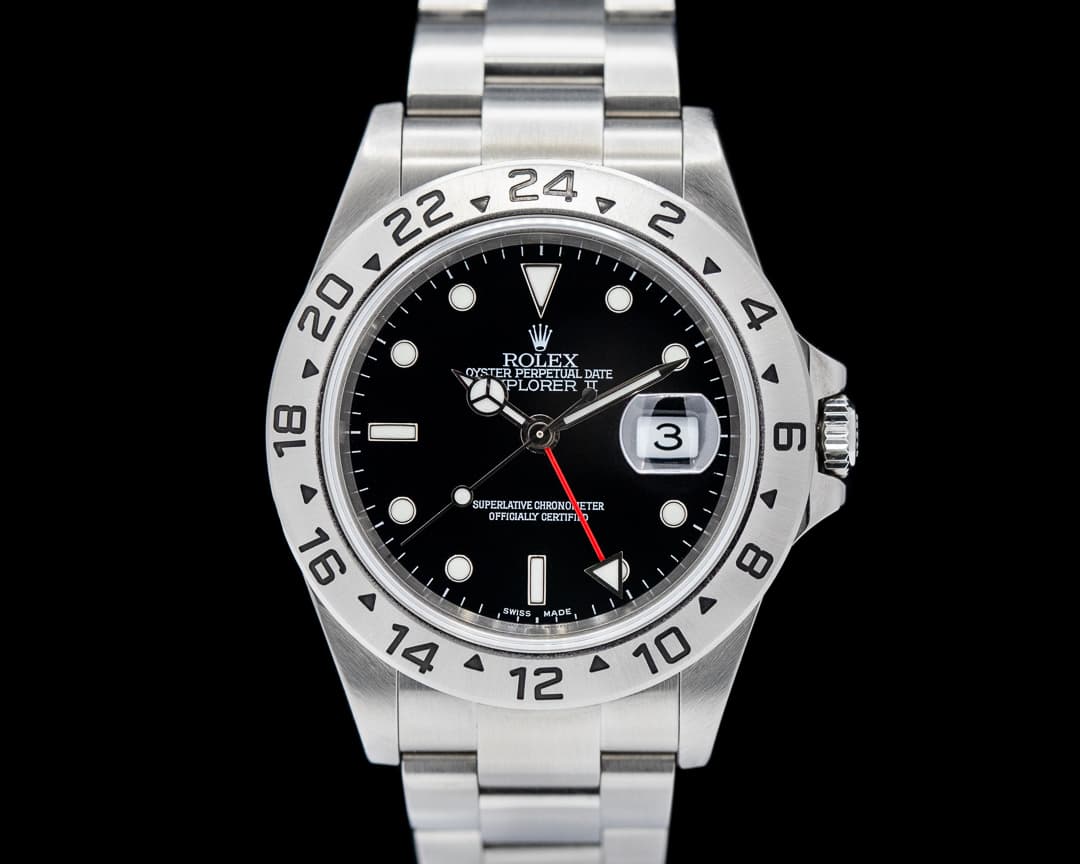 Rolex Explorer II SS Black Dial 