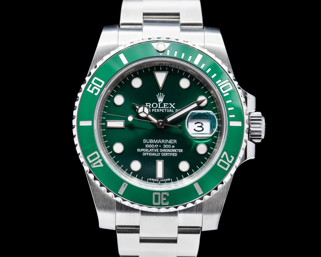 Rolex Submariner "Hulk" Green Ceramic Bezel Green Dial SS