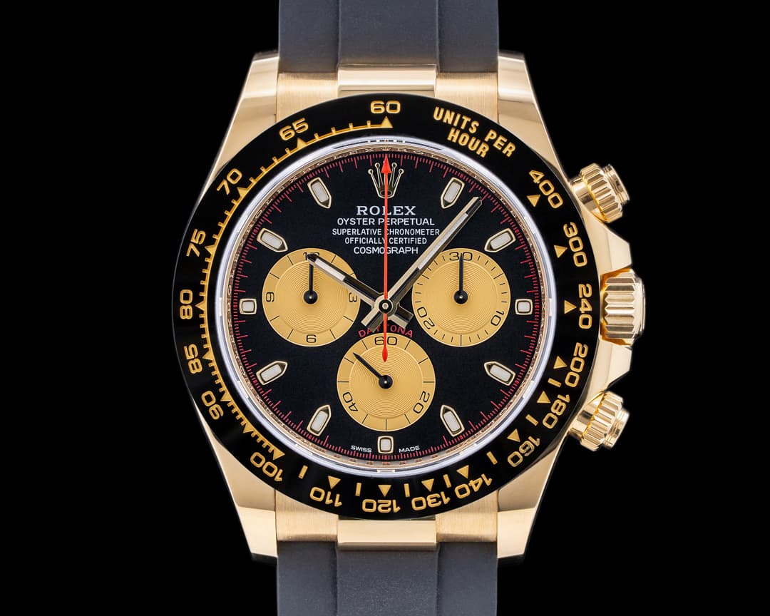 Rolex Daytona 116518LN Black Dial 18K Yellow Gold 