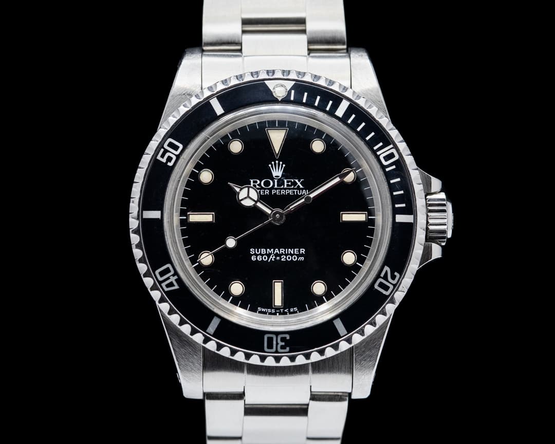 Rolex Gloss Dial 5513 Submariner c. 1987 COMPLETE SET