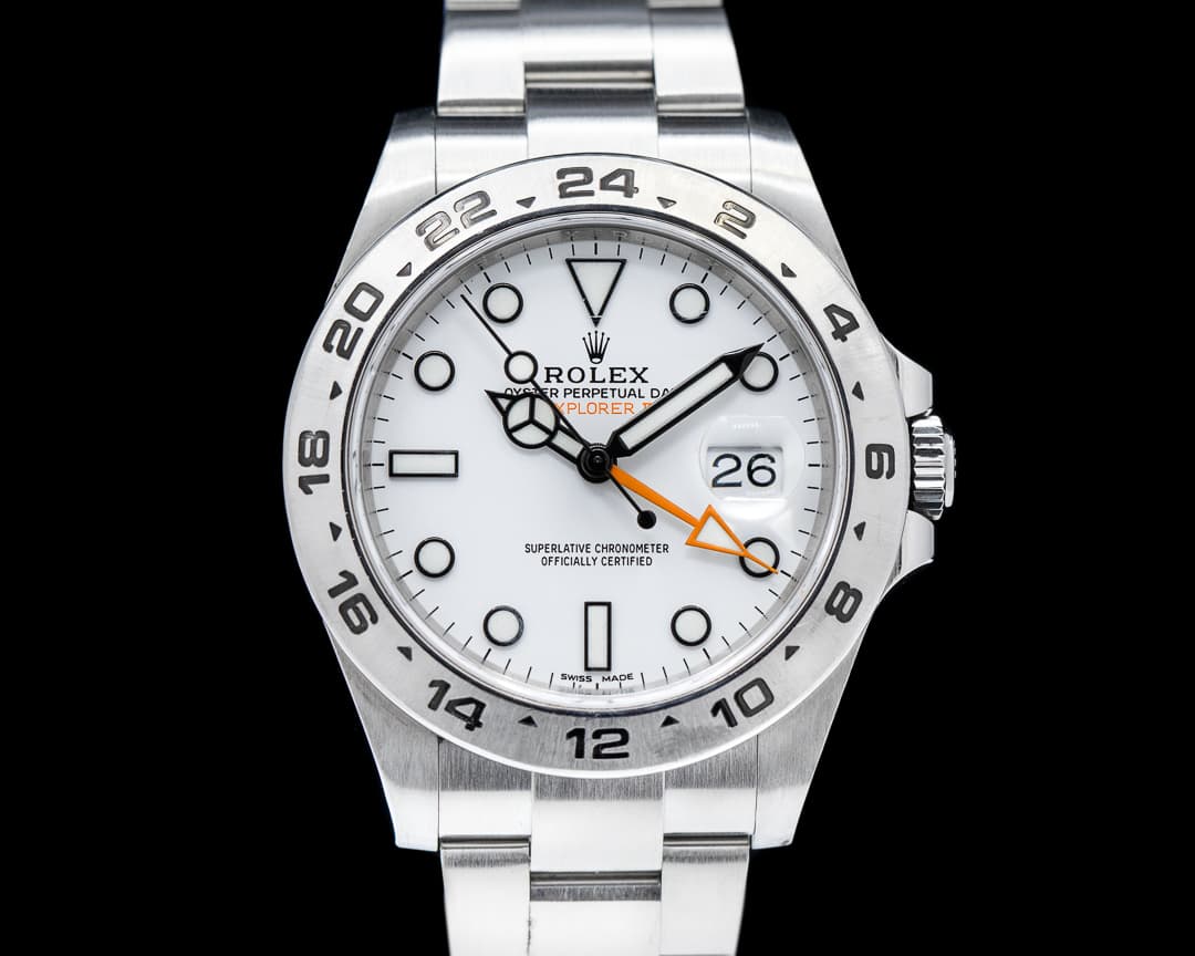 Rolex Explorer II White Dial SS