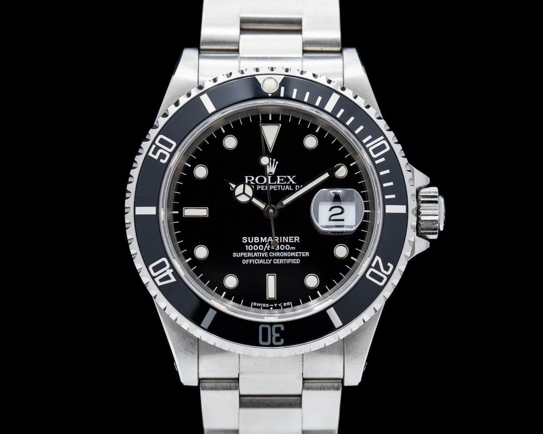 Rolex Submariner SS "Flat 4" Black Dial Circa 1991