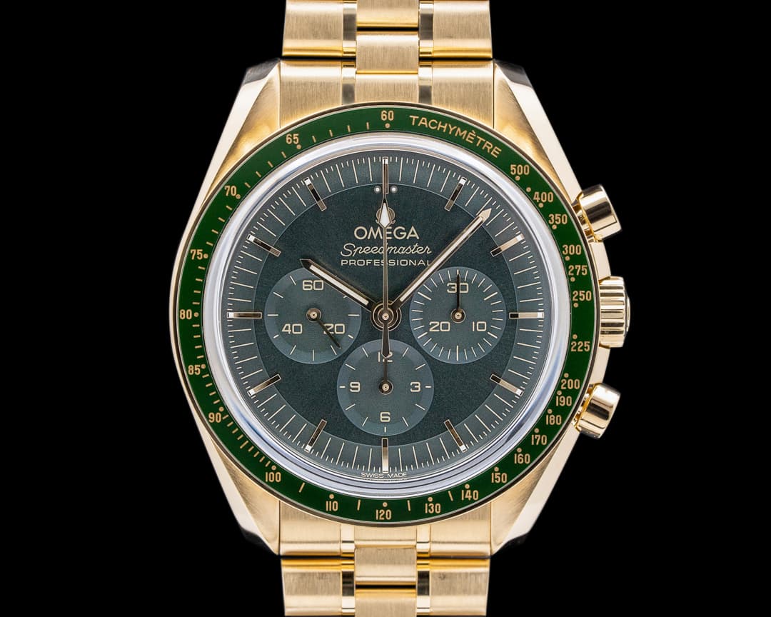 Omega Speedmaster Moonwatch Professional "Moonshine" Green Dial 