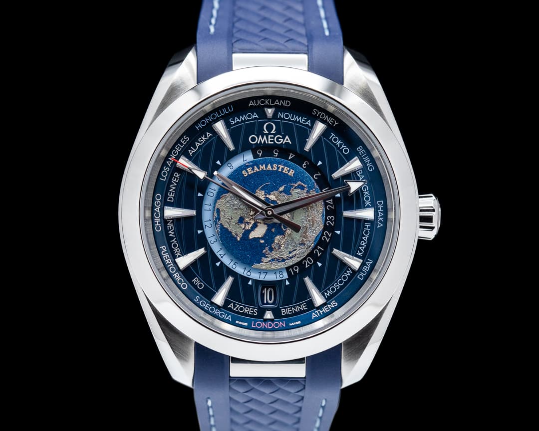 Omega Aqua Terra Co-Axial Master Chronometer GMT Worldtimer