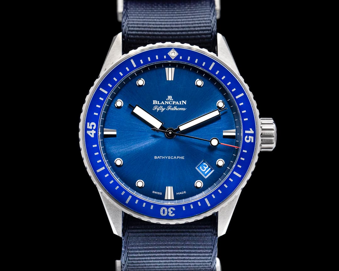 Blancpain Fifty Fathoms Bathyscaphe Ceramic Blue UNWORN