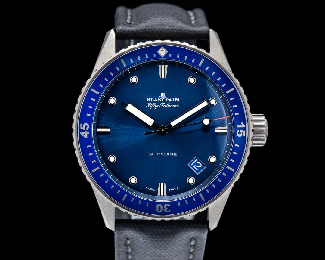 Blancpain Fifty Fathoms Bathyscaphe Ceramic Blue 