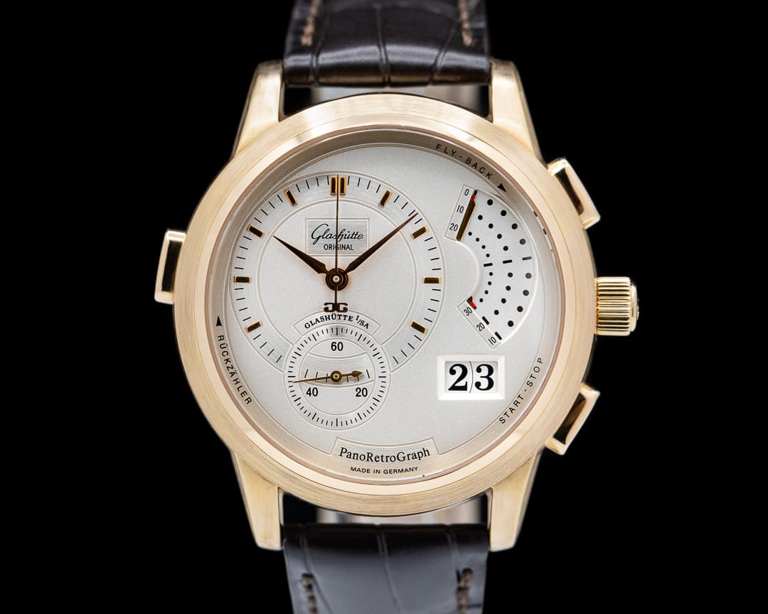 Glashutte Original PanoRetroGraph Rose Gold