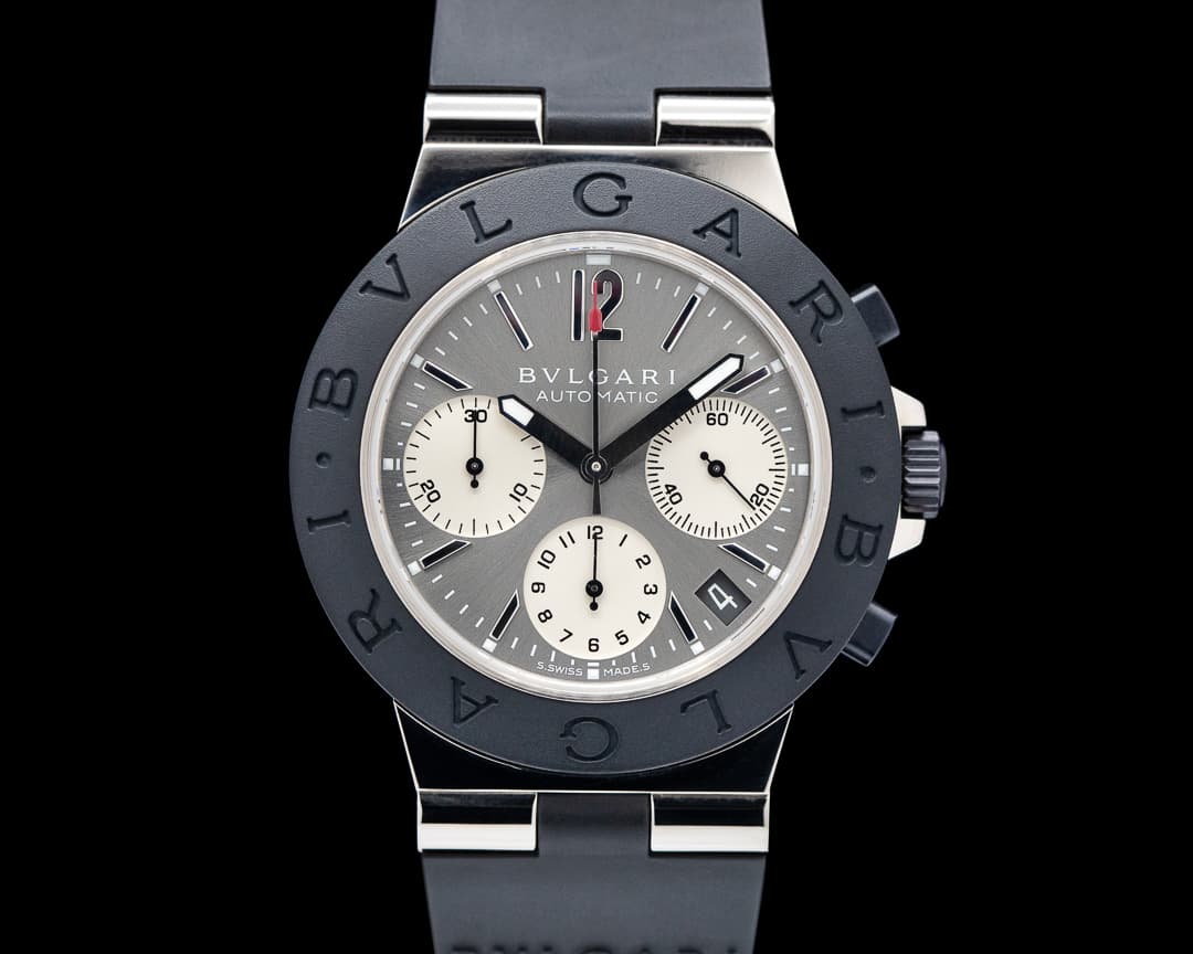 Bulgari Diagono Chronograph 18k White Gold