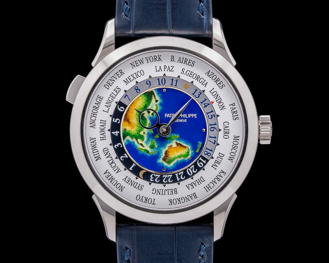 Patek Philippe World Time 5231G Enamel Dial 18K White Gold UNWORN 2023