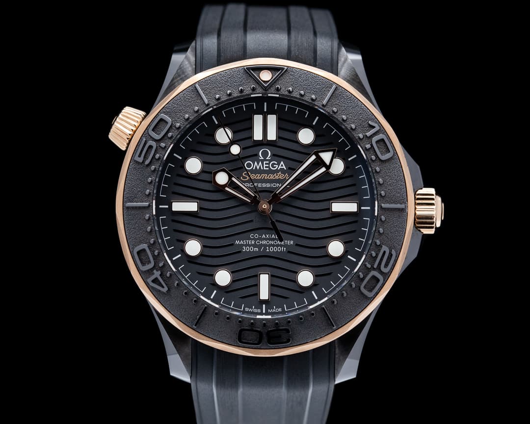 Omega Seamaster Diver 300M Black SS / 18k Sedna Gold 2023