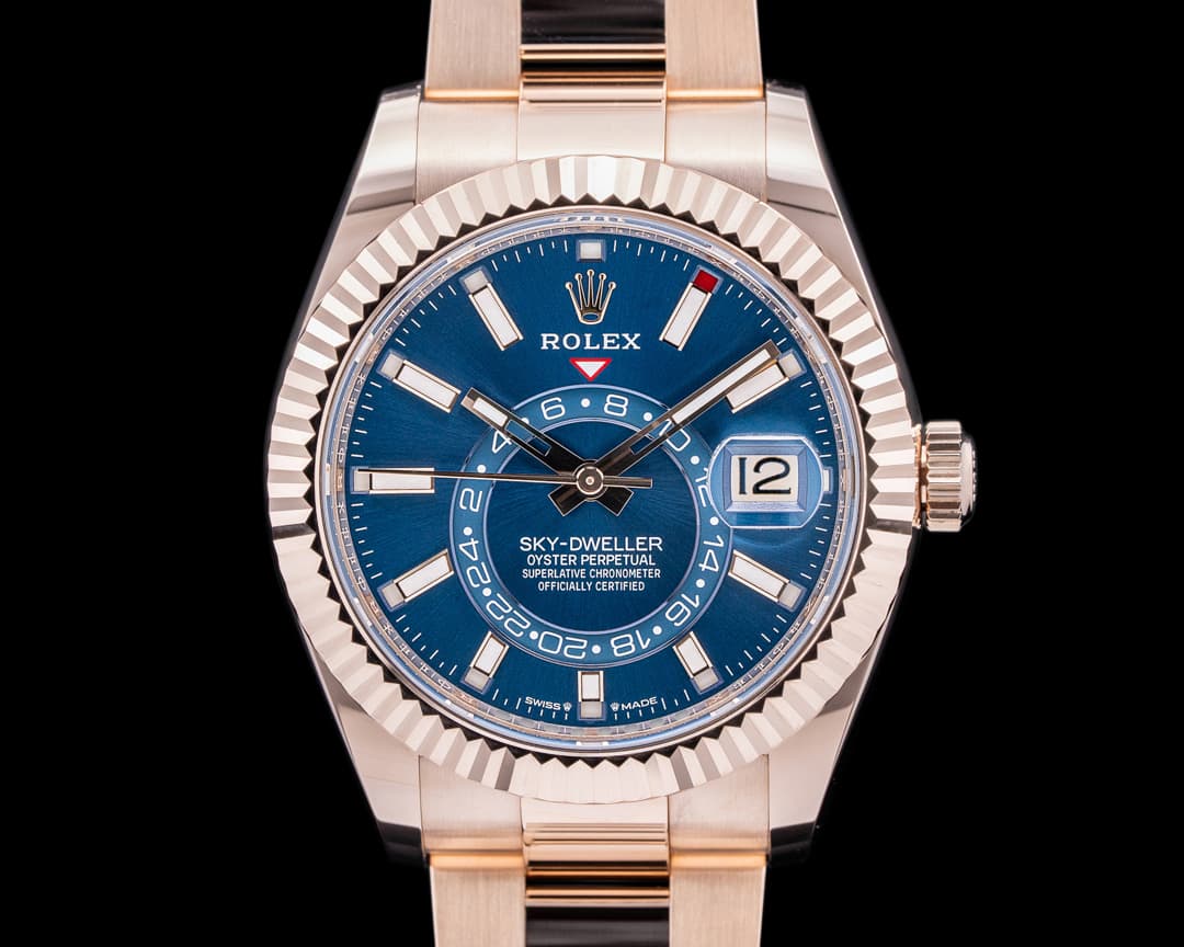 Rolex Sky Dweller 326935 New Blue Dial 18K Rose Gold 2023