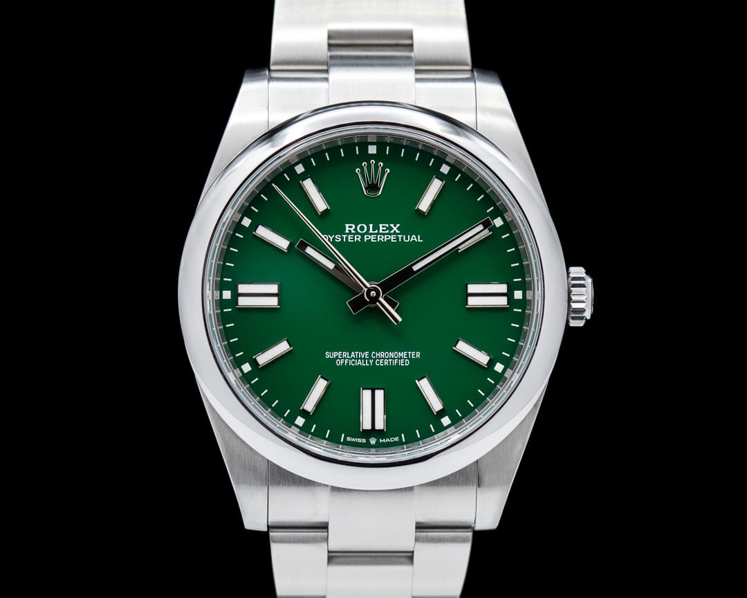 Rolex Oyster Perpetual 124300 41mm SS / Green Dial