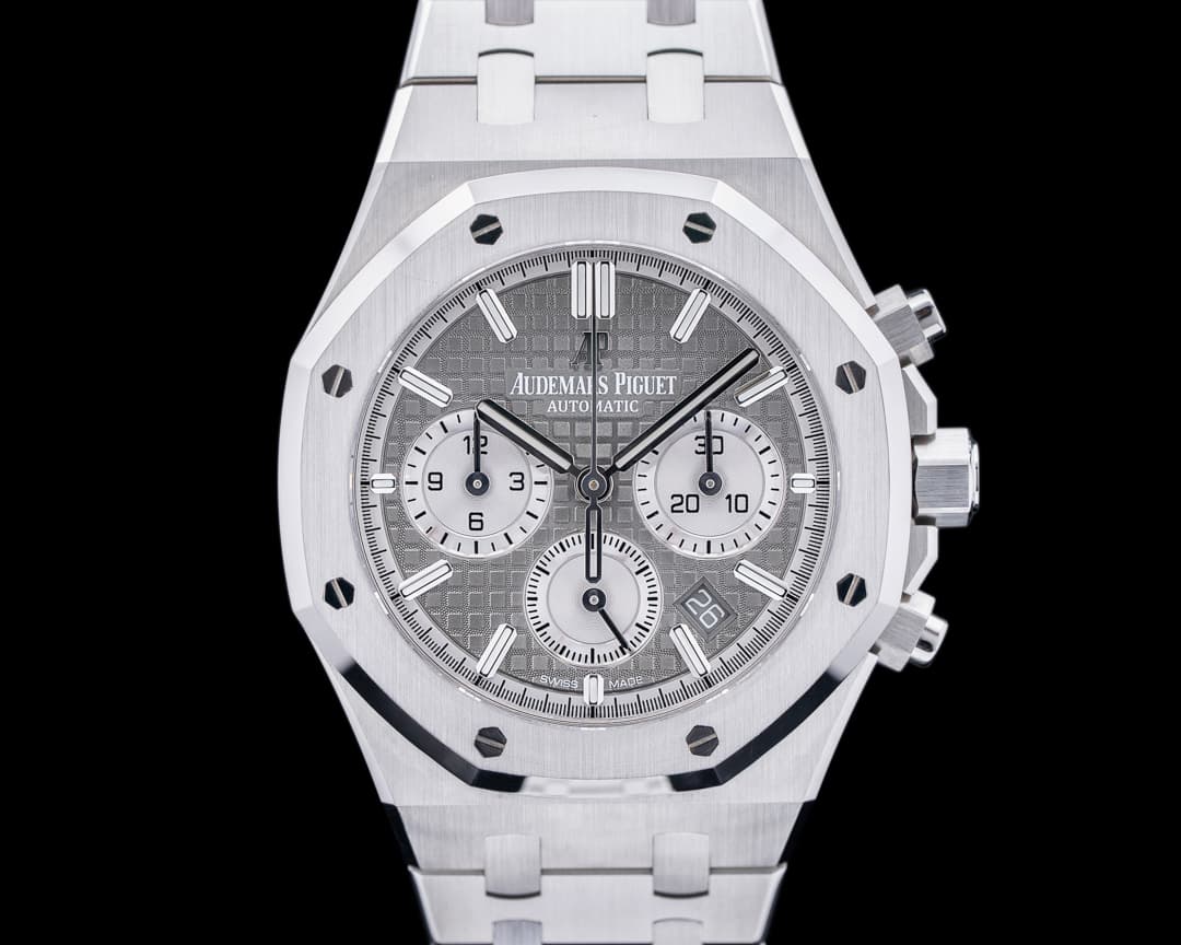 Audemars Piguet Royal Oak Chronograph Ruthenium Dial SS 38MM