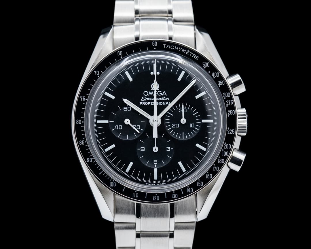 Omega Speedmaster Professional Black Dial SS Hesalite/Sapphire