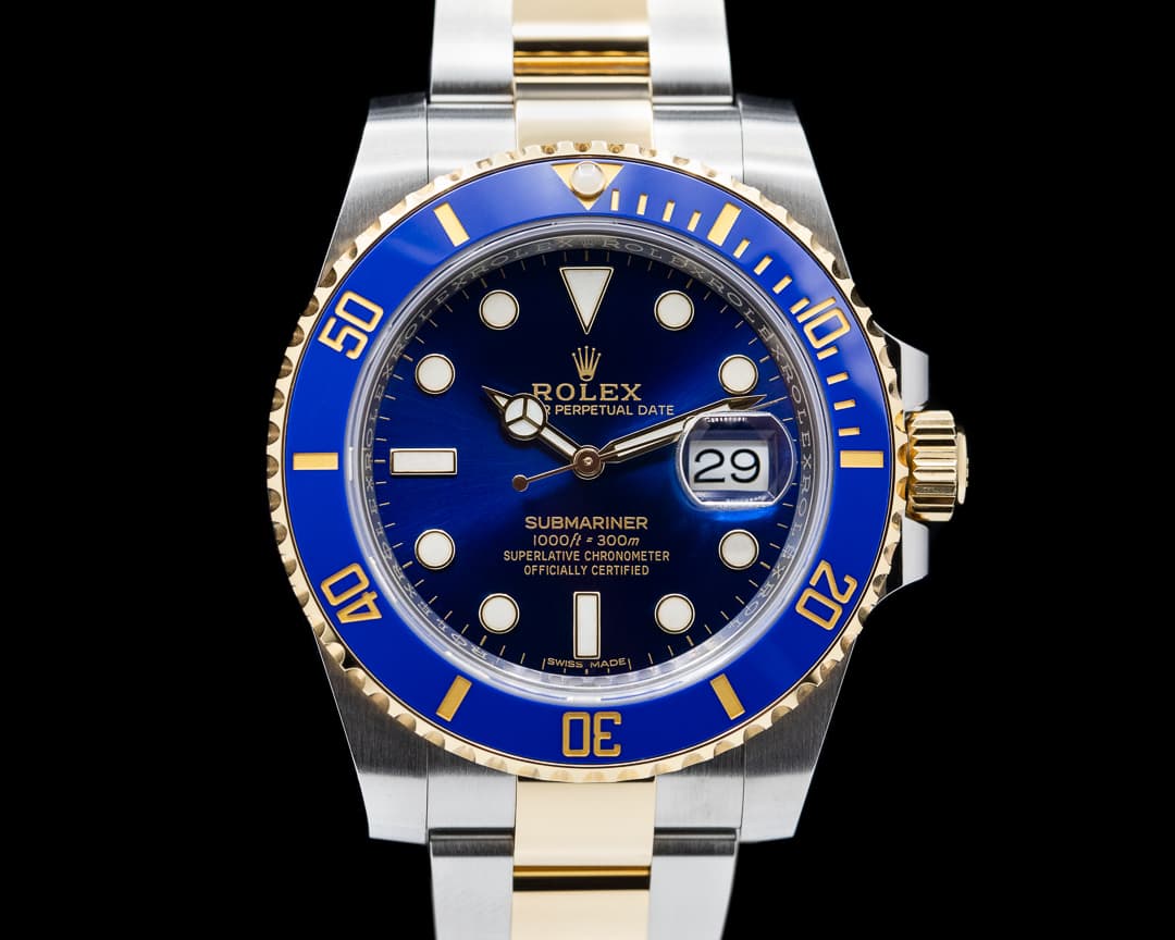 Rolex Submariner 116613LB Ceramic Blue Dial 18K / SS 