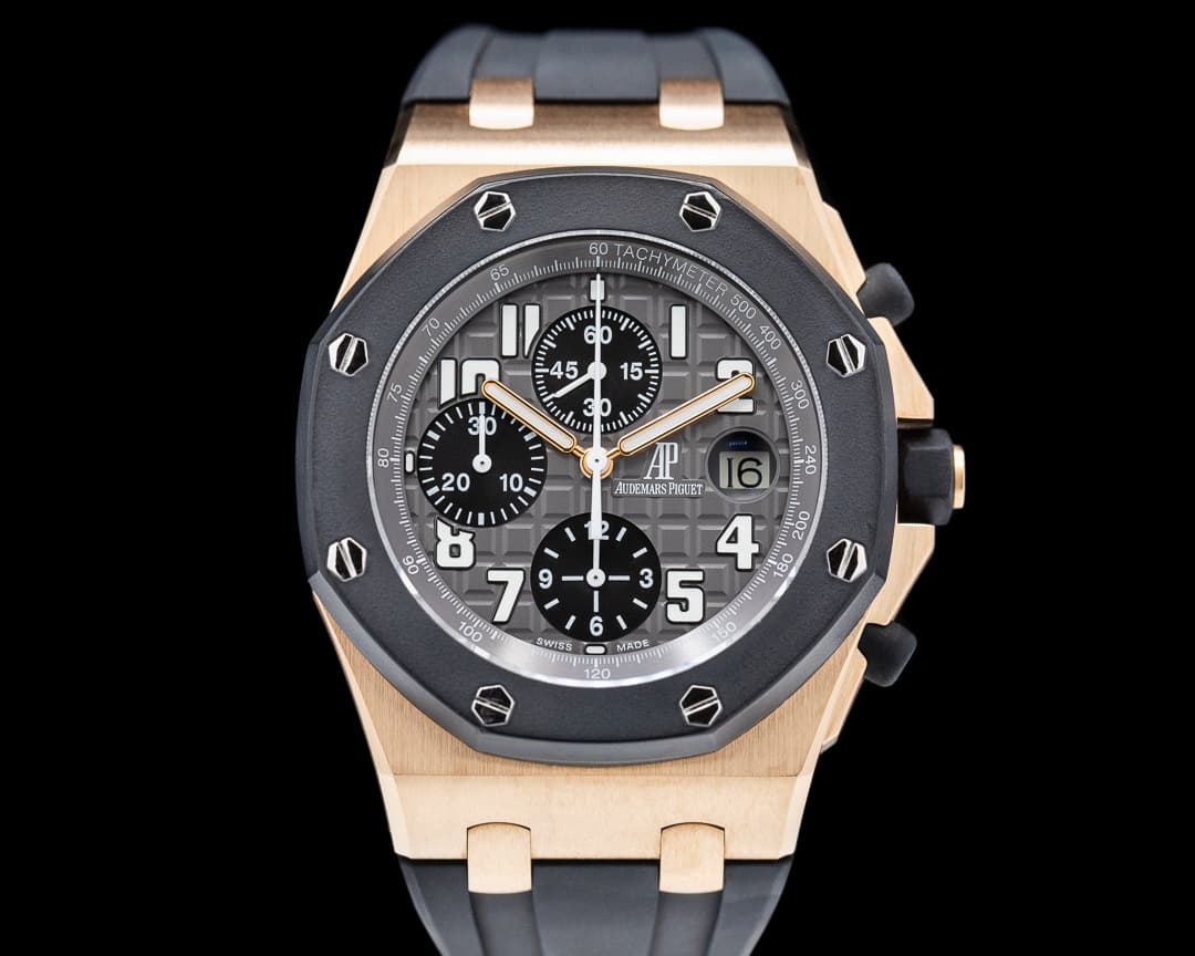 Audemars Piguet Offshore Rubberclad 18K Rose Gold / Rubber 