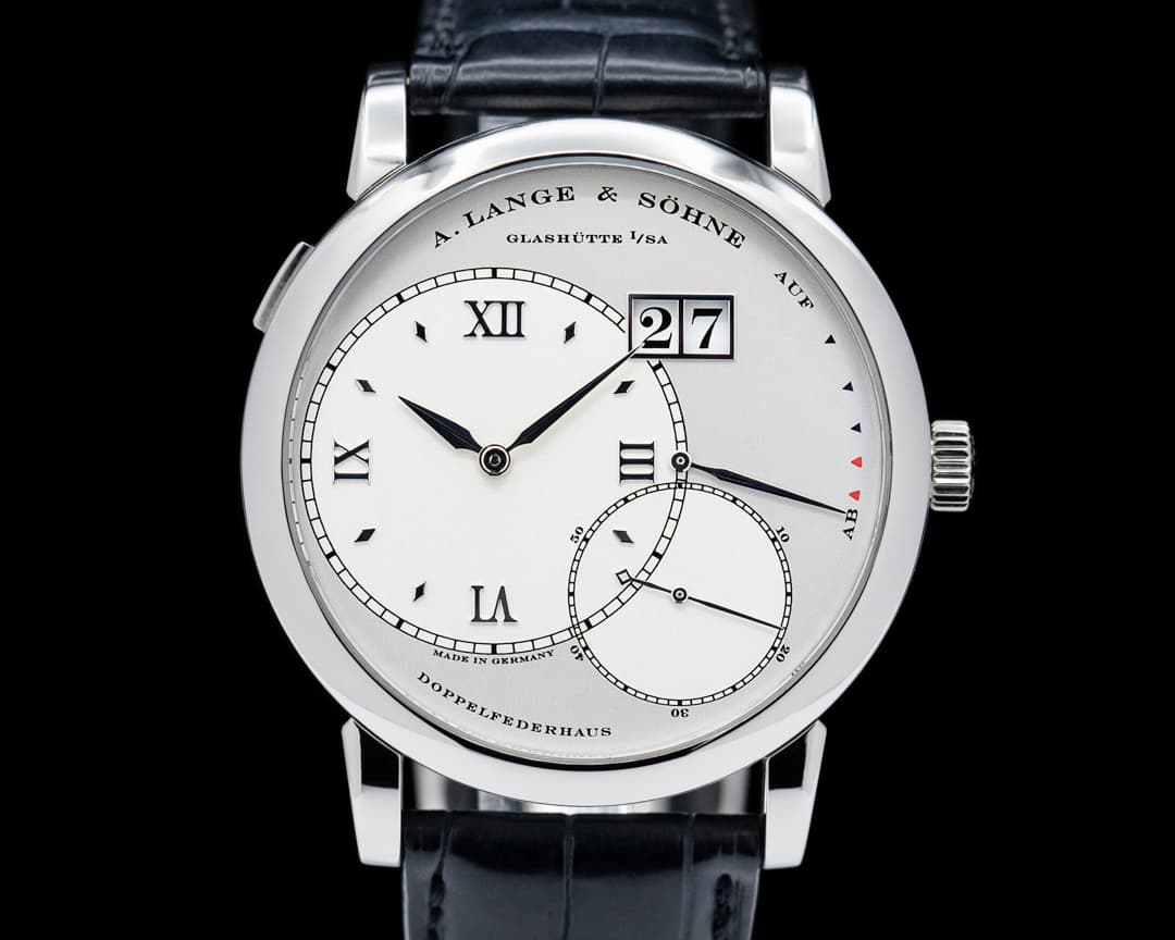 A. Lange and Sohne Grand Lange 1 115.026F Platinum 41MM Deploy