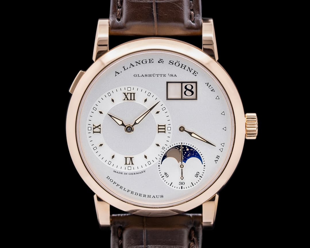A. Lange and Sohne Lange 1 Moon 192.032 18K Rose Gold 