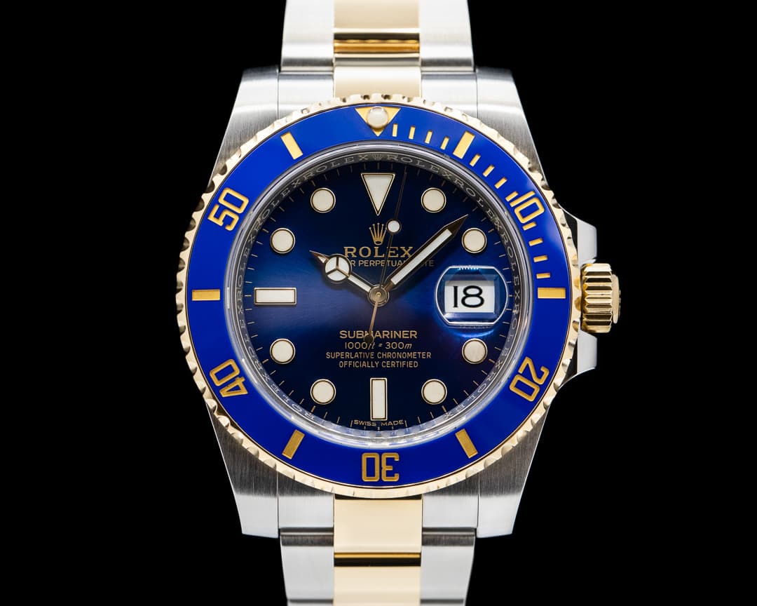 Rolex Submariner 116613LB Ceramic Blue Dial 18K / SS 